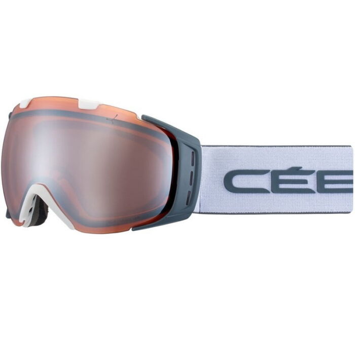 CEBE ORIGINS L Mat White Grey Orange Flash Mirror Cat.2